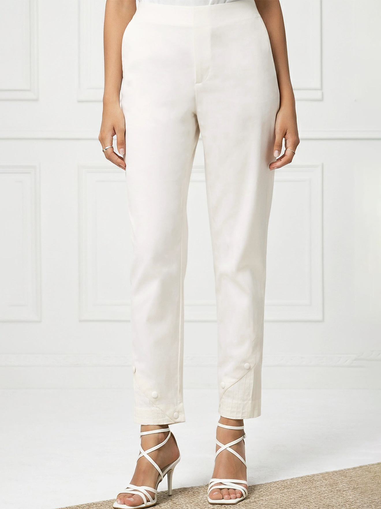 White Tapered Pant