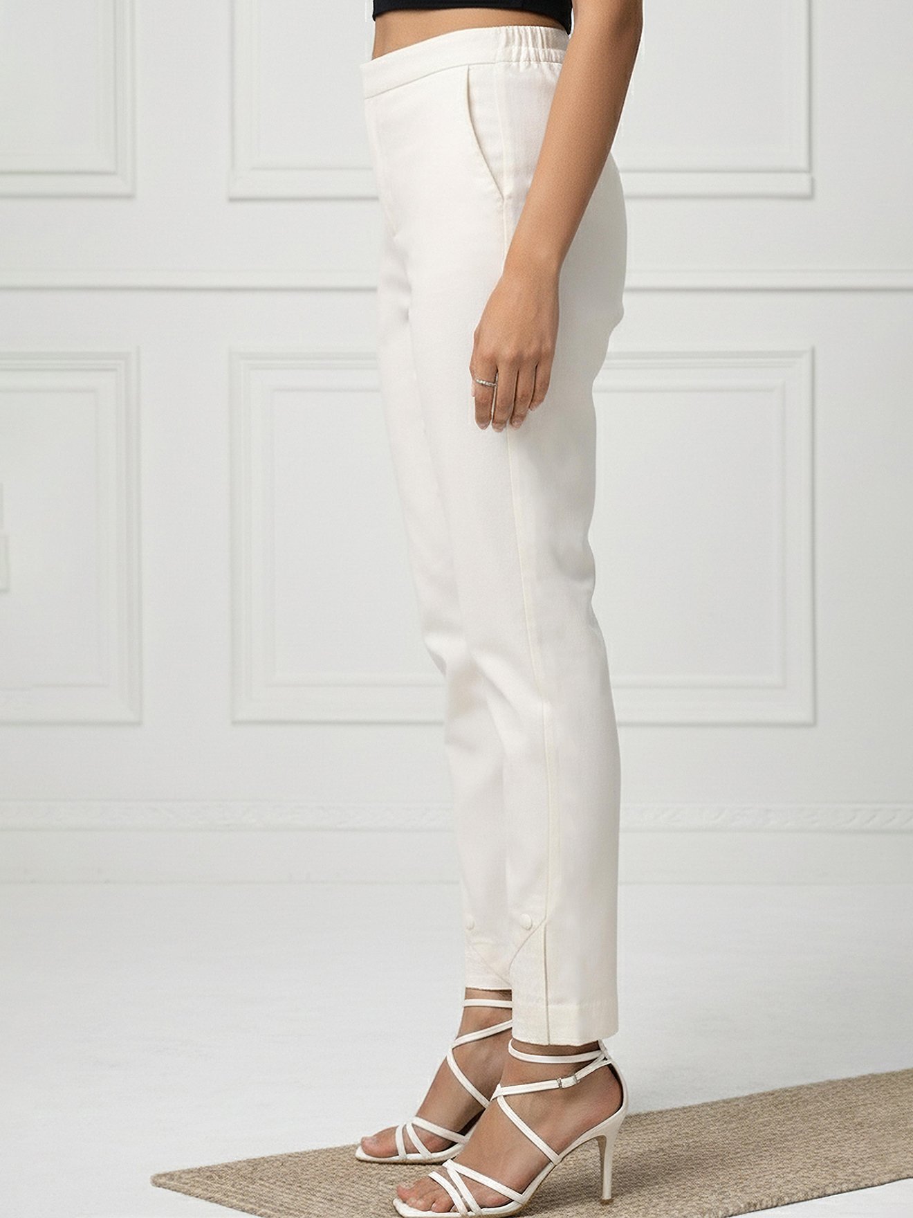 White Tapered Pant