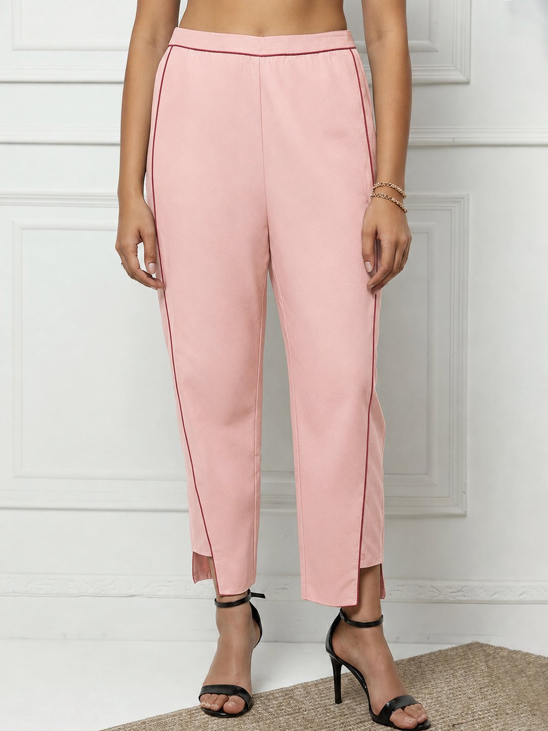 Pink Cigarette Pants