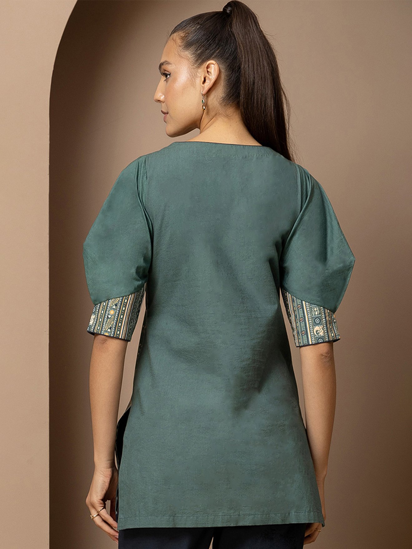 Teal Reverie Kurti